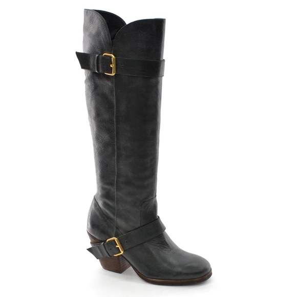 Matiko Autumn Buckle Riding Knee Boots 6.5 M New - Picture 1 of 3